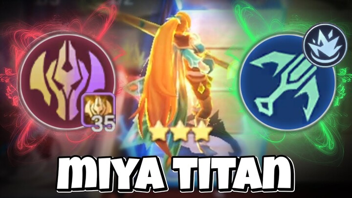 MIYA TITAN IMMORTAL + BLAZING BLADE!! TERNYATA OP PAKCOY!! MAGIC CHESS MOBILE LEGENDS