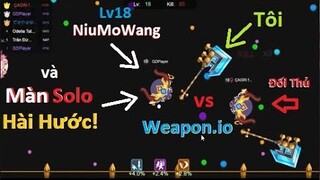 Weapon.io - #3 : Con Quỷ Level 18 "NiuMoWang" và Màn Solo Hài Hước Với Đối Thủ Trong Weapon.io