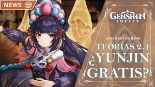 1600 PROTOGEMAS, RERUN XIAO Y YUNJIN GRATIS?? TEORÍAS 2.4 | Genshin Impact