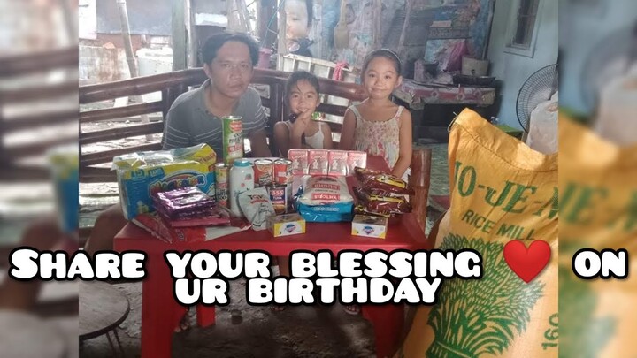 Share your blessing' on Ur birthday
