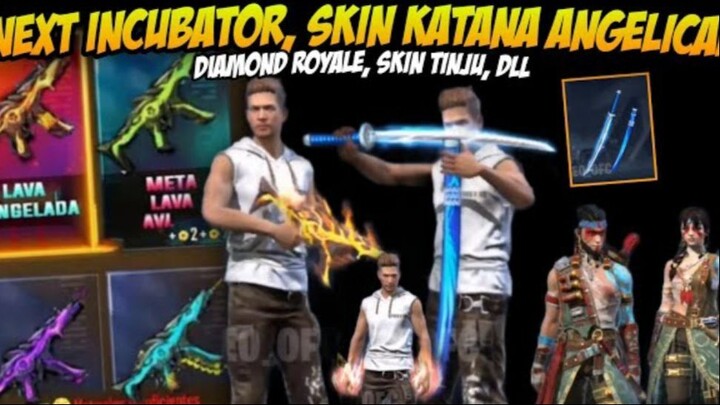 BOCORAN INCUBATOR FF TERBARU, SKIN KATANA LOBBY, DIAMOND ROYALE TERBARU, SKIN TINJU, BOCORAN FF