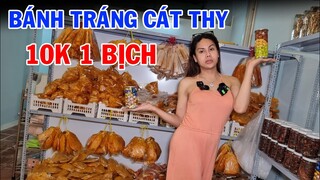 Chấn động DIVA Cát Thy bán bánh tráng chỉ 10k 1 bịch - Ẩm thực Cha Rồng