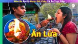 Món Ăn Đường Phố Ấn Độ Được Đốt Cháy Ăn Trực Tiếp | Bạn Có Dám Thử | Thỏ Trắng Review