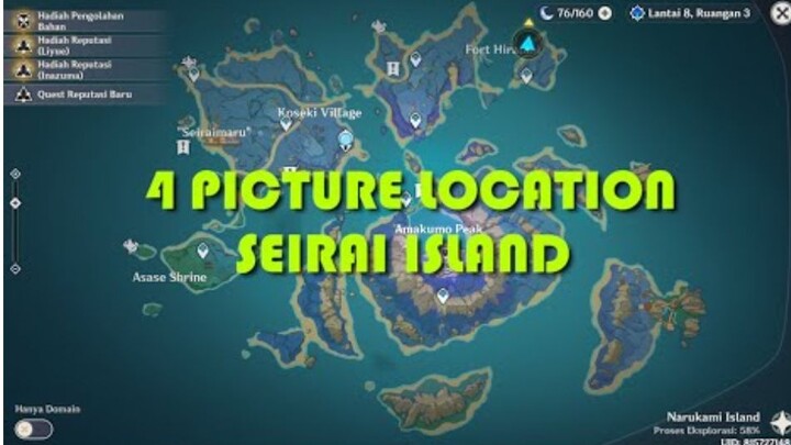Genshin Impact | Pergi Ke Seirai Island dan Ambil Foto 4/