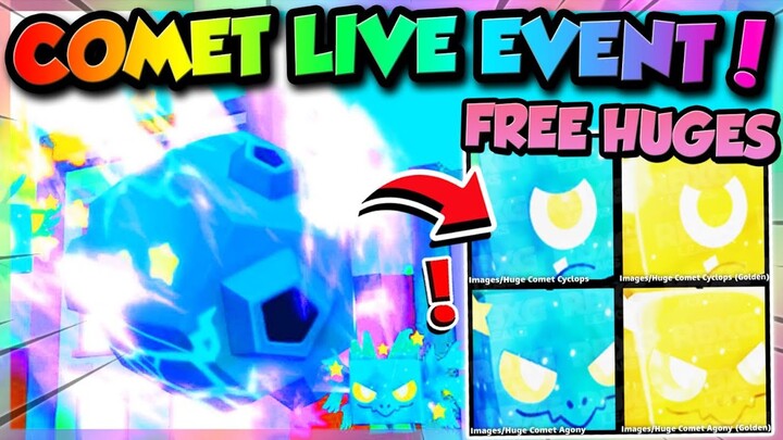 ☄️COMET☄️ EVENT gives FREE HUGE PETS in Pet Simulator X (Roblox)