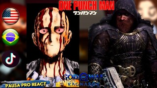 Norse Gods react to Saitama || God of War Ragnarok || ONE PUNCH MAN Gacha