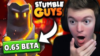 *NEW* 0.65 BETA IN STUMBLE GUYS! (MAPS, SKINS, EMOTES)