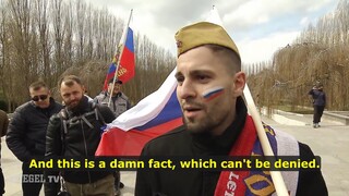 การสาธิตโปรรัสเซียอย่างบ้าคลั่งในเยอรมนี