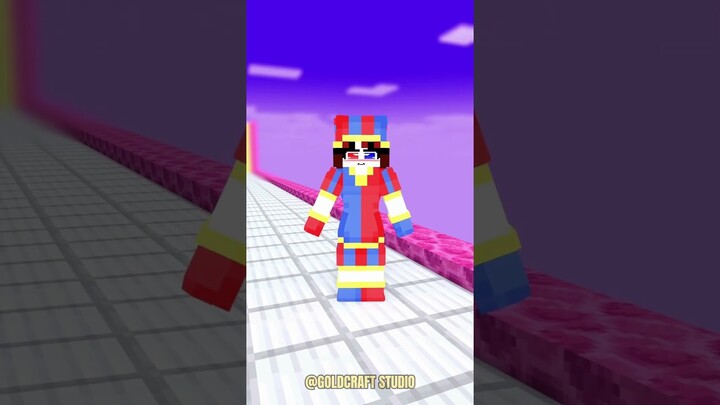 Ladder Master Runner: Aphmau vs Pomni - Minecraft #funnyshorts