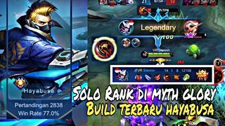 Solo Rank Hayabusa BUILD TERBARU HAYABUSA di New Patch - Mobile Legends