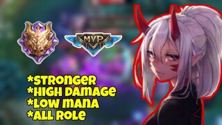 hero yang terbuang tetapi dapat dengan mudah memasuki mythical glory dapat melakukan all role