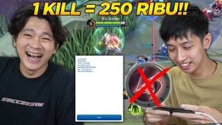 Challenge SPADE Maen Hanabi Tanpa Skill 1, Kita Bikin Dia Stress!! 1 Kill Rp 250 Ribu!!