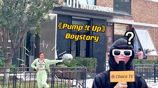 من سمح لك بتصوير أغنية "Pump it up" بهذا الشكل؟ (ضحكتُ على غطاء الرأس هذا طوال اليوم)