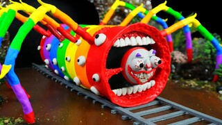 Làm TRAIN EATER RAINBOW Trong THOMAS.EXE Train With Clay