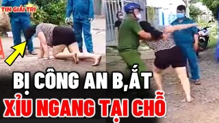 Người phụ nữ n,ằm lăn ĂN VẠ tại điểm xét nghiệm đòi xe cấp cứu chở đi