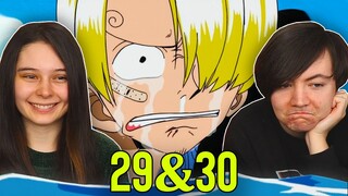 SANJI JOINS THE  CREW 👒 One Piece Ep 29 & 30 REACTION & REVIEW