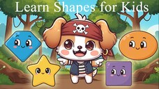 Shape Song for Kids | Learn Shapes Pirate finding Shapes | Kids Songs & Nursery Rhymes | Flixberry
