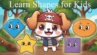 Shape Song for Kids | Learn Shapes Pirate finding Shapes | Kids Songs & Nursery Rhymes | Flixberry