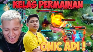 KASIH LIHAT KELAS PERMAINAN SEORANG ONIC ADI !!