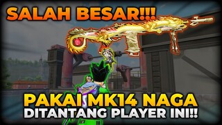 PAKAI MK14 NAGA SENJATA PALING SAKIT DI PUBG ,LANGSUNG DIBURU DITANTANG PLAYER INI DUEL- PUBG MOBILE