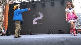 Pesona Biru tiba di akuarium