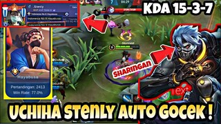 Hayabusa Seorang Uchiha? Sharingan Auto Gocek Musuh ! Solo Ranked Stenly Mobile Legends