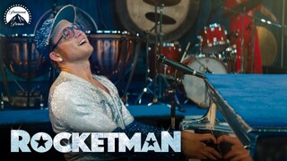Taron Egerton sings "Rocket Man" (Full Song) - Rocketman (2019) | Elton John | Paramount Movies