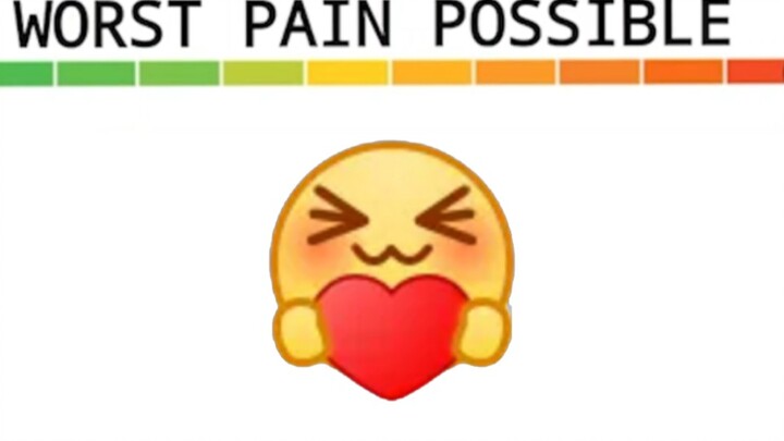 B  站  表  情  痛  度  表