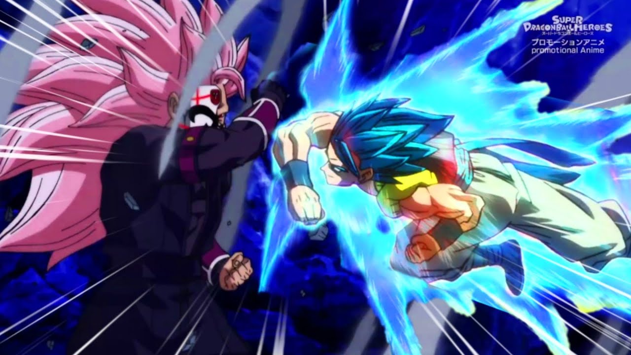 Gogeta Super Saiyan Blue Fusion With Gogeta Super Saiyan 4 Super Dragon  Ball Heroes!!! - BiliBili