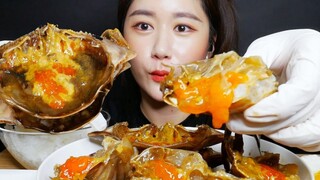 [ONHWA] The chewing sound of soy sauce crab!