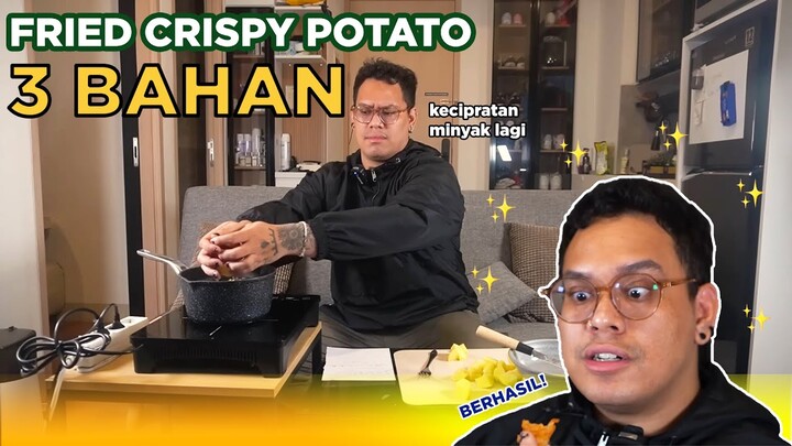Resep Oke Rama - Cemilan Crispy Potato cuma 3 BAHAN!