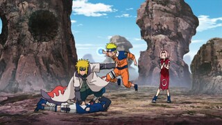 Minato e Jiraiya treinam Naruto - Shisui e Kakashi treinam Sasuke - Minato e Kushina vivos
