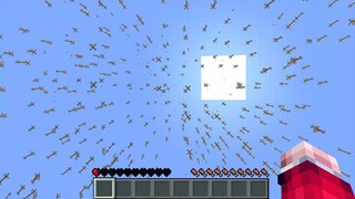 เมื่อธนู!! ตกเป็นฝน | Minecraft