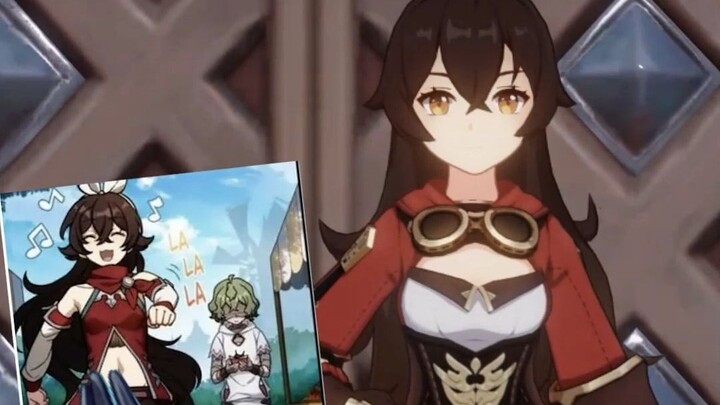 Amber, cô tóc xanh kia là ai vậy?