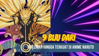9 Biju Dari Terlemah Hingga Terkuat Di Anime Naruto