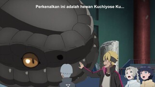 Boruto Episode 263 - Boruto mengajarkan jutsu kuchiyose hewan kepada Himawari dan Teman satu timnya