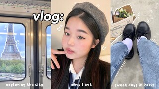 VLOG: What I eat in Paris, exploring the city, louvre museum, etc.