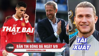 Bản tin sáng 9/9 | M.U thất bại tại Cúp C2; Chelsea chọn HLV mới thay Tuchel; Karius tái xuất EPL