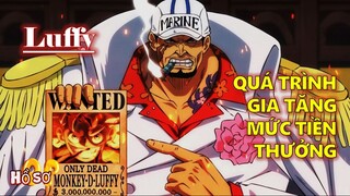 Quá trình gia tăng mức tiền thưởng chóng mặt của Luffy #Phim ăn cơm