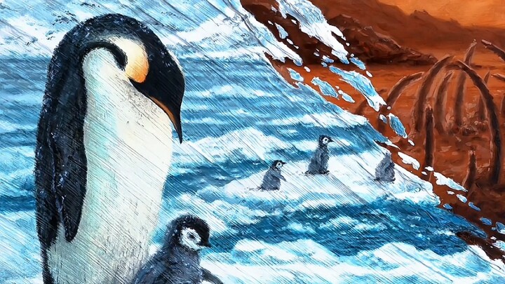 العالم بريشة الفنان الألماني ديفيد أمبارزوميان