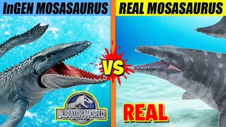 Mosasaurus Fight: Jurassic World vs Real Life | SPORE