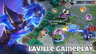 Laville Dragon Lane Gameplay | High Rank Difficult Match Carry | Arena of Valor Liên Quân mobile CoT