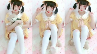 【Baby】♥Short-legged loli jumps high♥The little deer’s vertical video is even cuter!