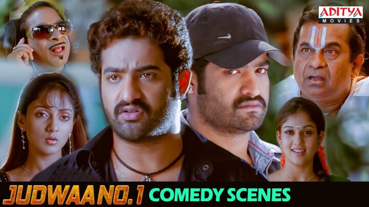 Judwaa No 1 Movie Comedy Scenes | South Movie | NTR, Nayanthara, Brahmanandam | Aditya Movies