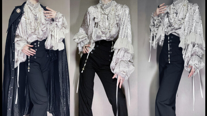 【Tinh diệt bi thương】Đêm nay ánh trăng thật đẹp (phong cách hoàng tử lolita/ phối đồ lolita/ phối đồ