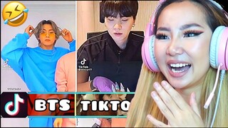 I CAN'T STOP LAUGHING! 😂 'BTS TIKTOK COMPILATION' #9 | REACTION/REVIEW