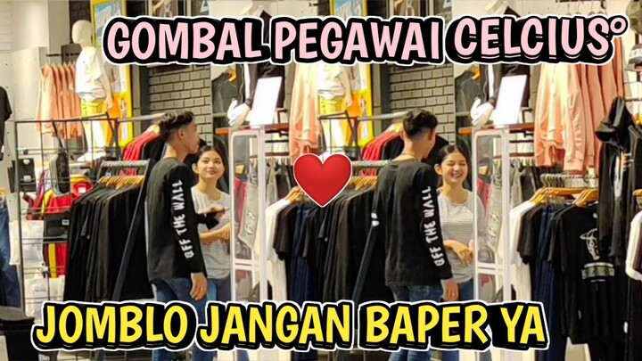 PRANK GOMBAL PEGAWAI CELCIUS|| CANTIKNYA KELEWATAN|| AUTO BAPER🥰🥰