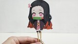 [Mobile Paper Figure] Control walking and blinking with one hand! Yokai House Nezuko (with parts dra