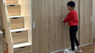 下方做衣柜，上方做床，小空间也可有大收纳