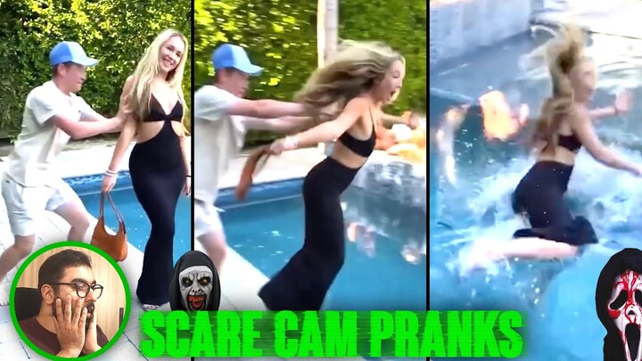SCARECAM Pranks Reaction 2024 | Scare Cam Pranks //  Funny Prank Compilation #141